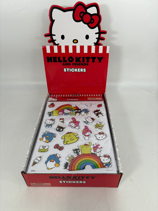 ST8949DI Hello Kitty Red Raised Stickers Sheet in Display (24pcs)