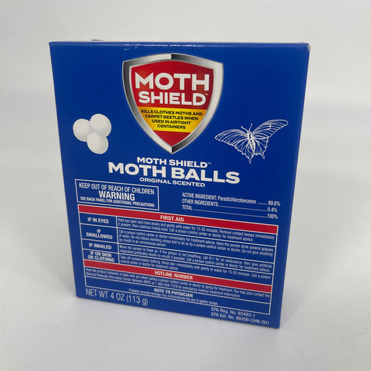 25985 MOTH SHIELD MOTH BALLS ORIGINAL SCENT 4 OZ (24)