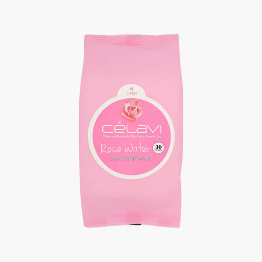 MT021 ROSE WATER CLEANSING WIPES (72/CS)