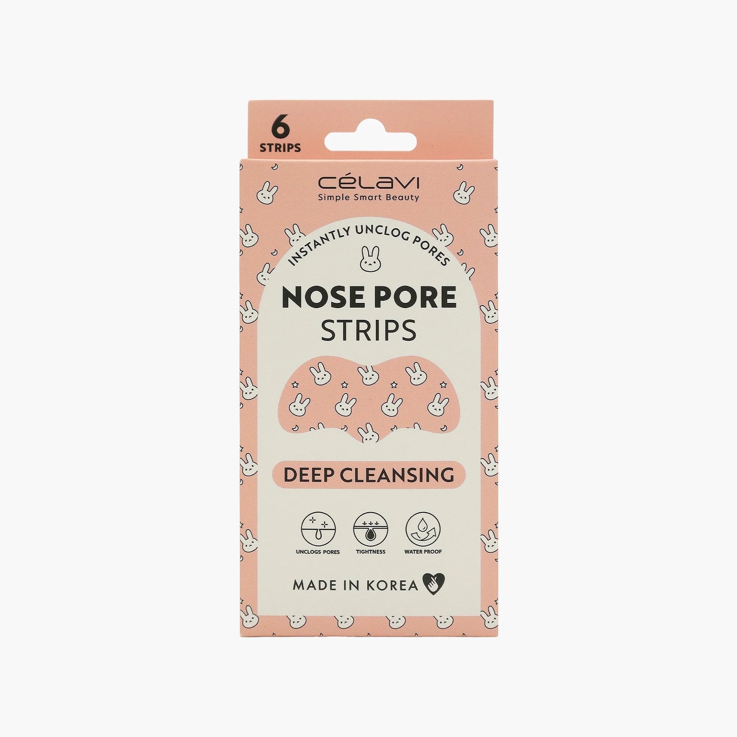 NP104 6PK NOSE STRIPS PINK (12/PK(INNER))