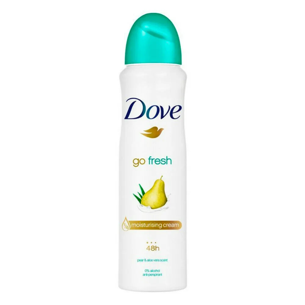 71564  DOVE DEODORANT SPRAY 250ML/8.4 OZ  PEAR AND ALOE  (6)