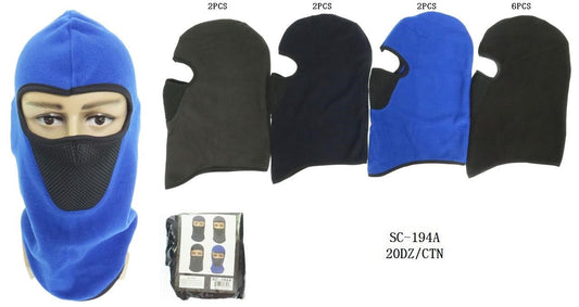 SC194A	 SKI MASK ASSORTED 20DZ/CT (12)