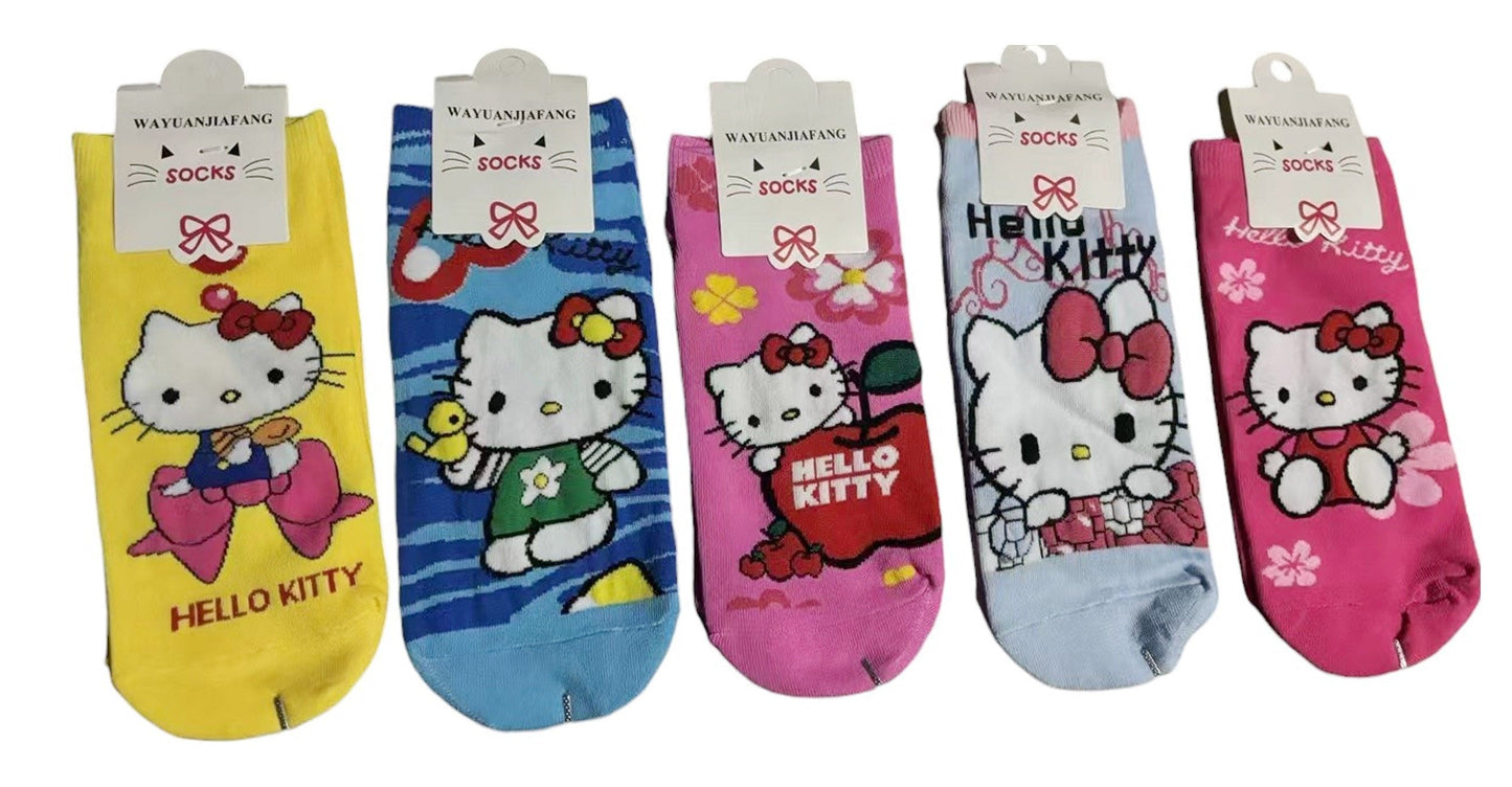 SK4913-22 Socks Hello Kiity Assorted Designs (12)