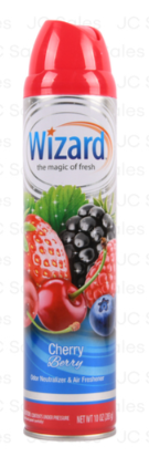 124143 WIZARD AIR FRESHENER CHERRY BERRY 10 OZ (12)