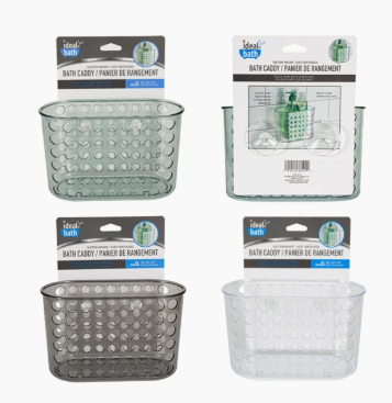 38129 Ideal bath Caddy w/ Suction Cup Large (24/CS)