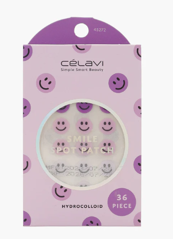 45272 36 PC SMILE ACNE PAT PURPLE (48/PK(INNER)