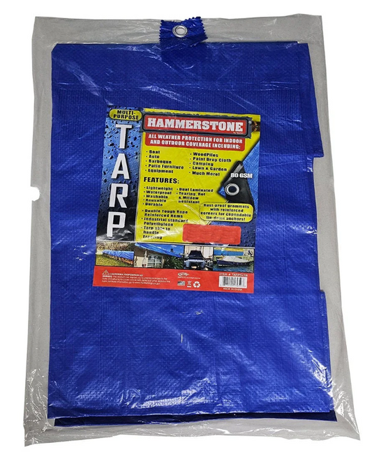 TB5X7 5X7FT TARP BLUE 80 GSM LIGHT WEIGHT (25PCS/CS)