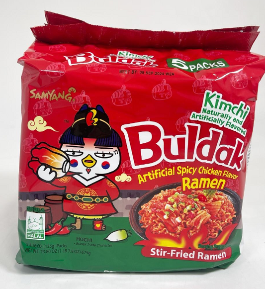 34595 General  Buldak Kimchi (5packs/8Bundles/Box)