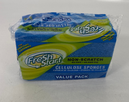 32220 Fresh Star Sponge 3pk Cellulose Non-Scratch(48)