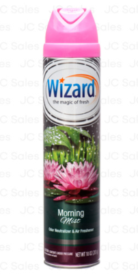 107557 WIZARD AIR FRESHENER MORNING MIST 10 OZ (12 cs)