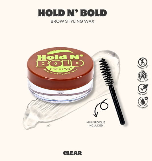 OZB-2416 Hold N Bold Brow Styling Wax Clear (24pc x 12packs) (DIS)