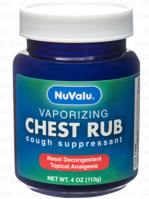 103167 NUVALU CHEST RUB 4 OZ (24/PK)