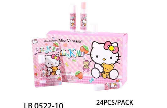 LB0522-10  LIP BALM HELLO KITTY (24/PK)