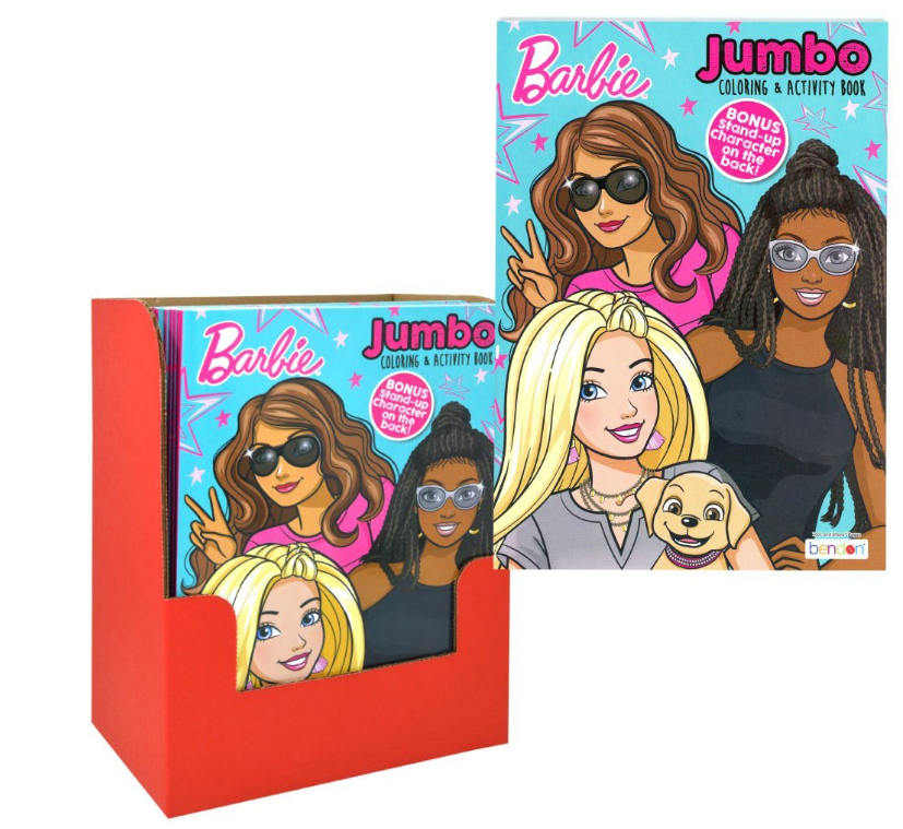53818UPD2 Barbie 64 pg Coloring Book in PDQ (24/CS)