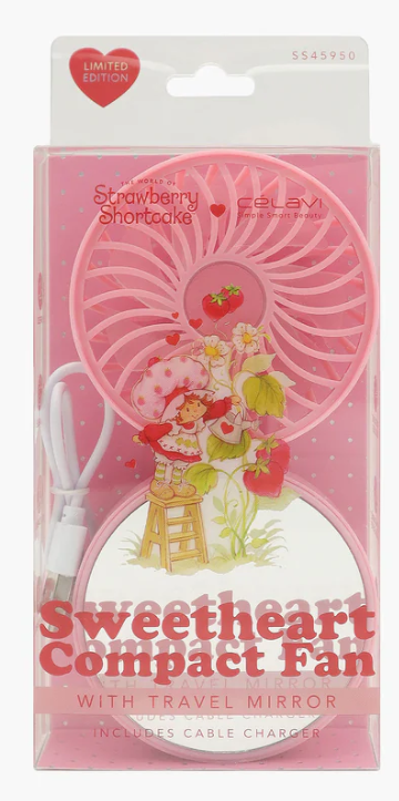 SS45950 FOLDABLE FAN W/ CABLE CHARGER (V-DAY) (12/CS)