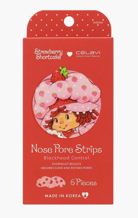 SS45544 STRAWBERRY SHORTCAKE 6 PC NOSE STRIPS (12/CS)