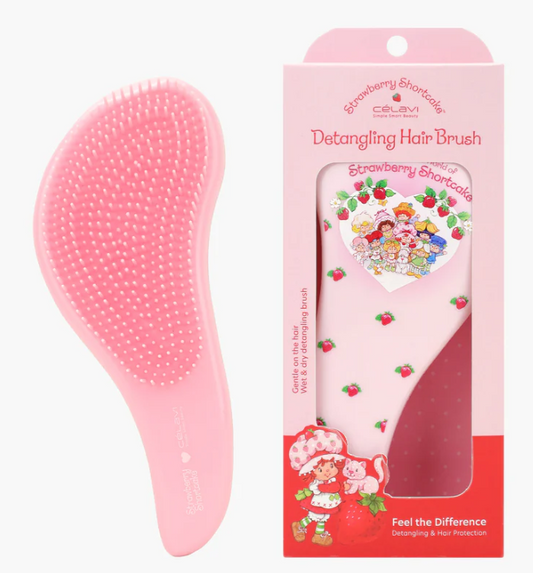 SS45549 STRAWBERRY SHORTCAKE DETANGLING PRINTED BRUSH (12/CS)