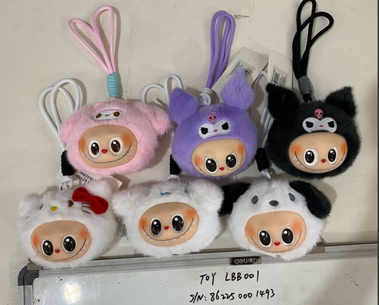 TOY LBB001 TOY KEYCHAIN LABUBU KUROMI (12/DZ)