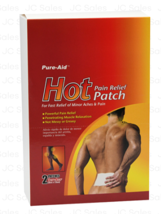 0028- PURE-AID PAIN RELIEF HOT PATCH 2 TREATMENT (24/CS)