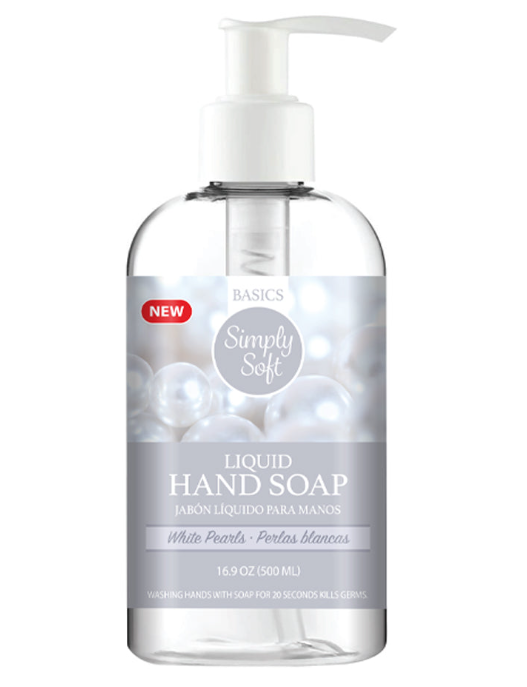 20050 SIMPLY SOFT HAND WASH 500 ML WHITE PEARLS (12/CS)