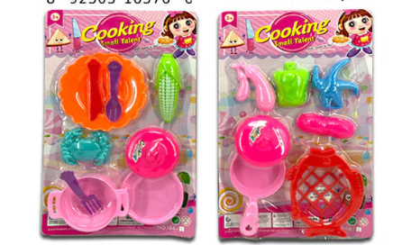 316576 12.2X7.5"KITCHEN COOKING PLAY SET (144/CS)