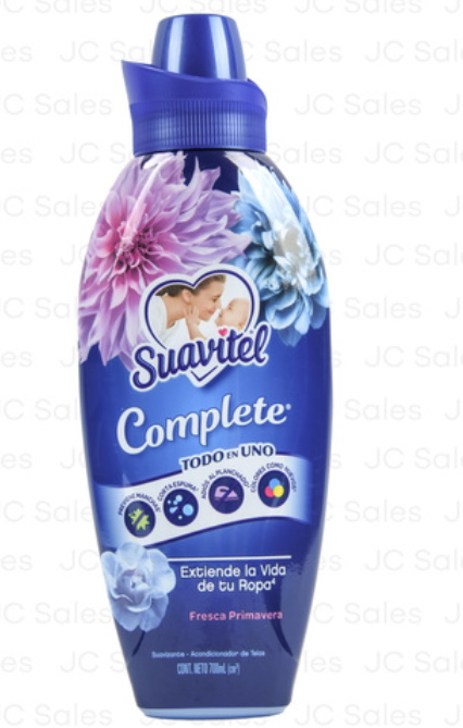 184230 SUAVITEL FABRIC SOFTENER 700 ML FRESCA PRIMAVERA (12/PK)