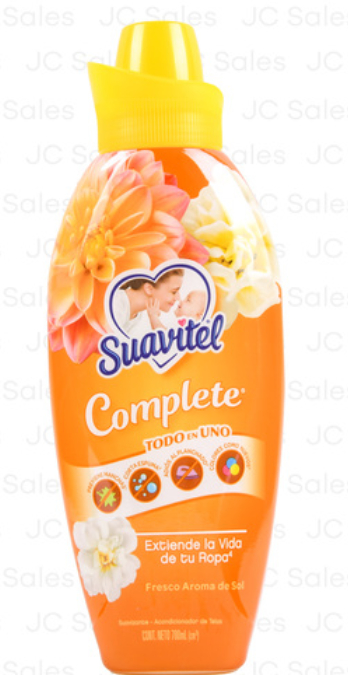 184229 SUAVITEL FABRIC SOFTENER 700 ML AROMA DE SOL (12/PK)