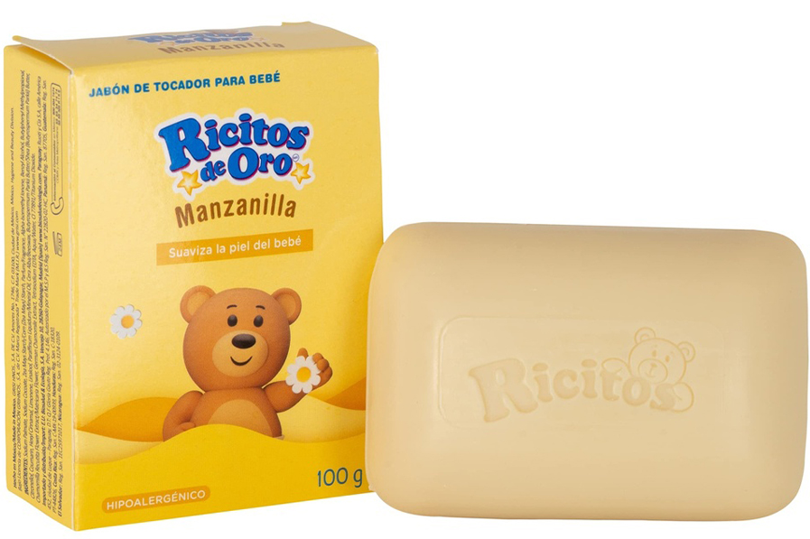 000234 RICITOS DE ORO BABY SOAP 3.5 OZ (100G) CHAMOMILE ( 144/CS)