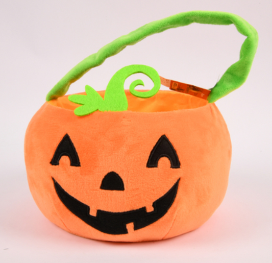 158908 HH HALLOWEEN DECORATION BASKET PUMPKIN