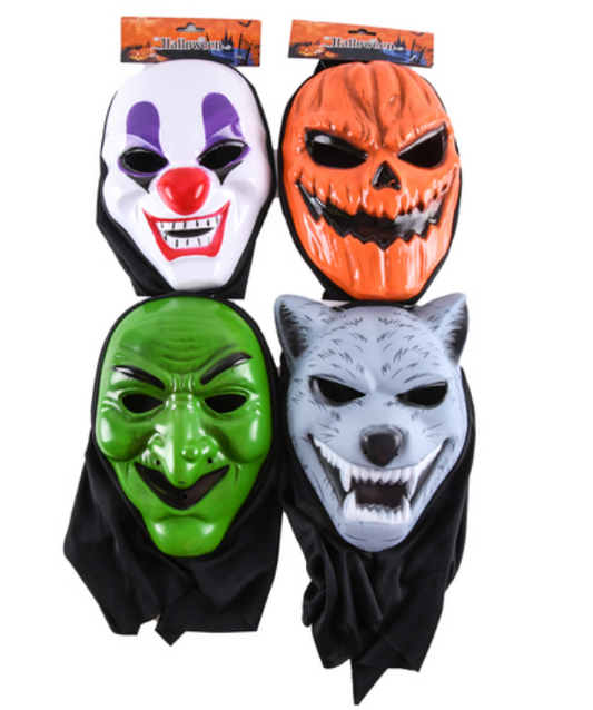 500119 HH HALLOWEEN MASK 4ASST (24/PK)