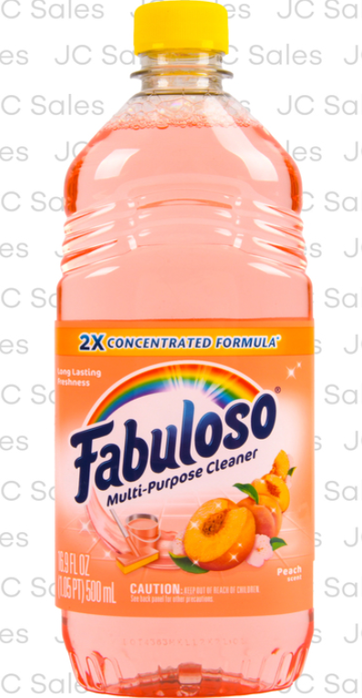 126248 FABULOSO 2X PEACH 16.09 OZ (24/PK)