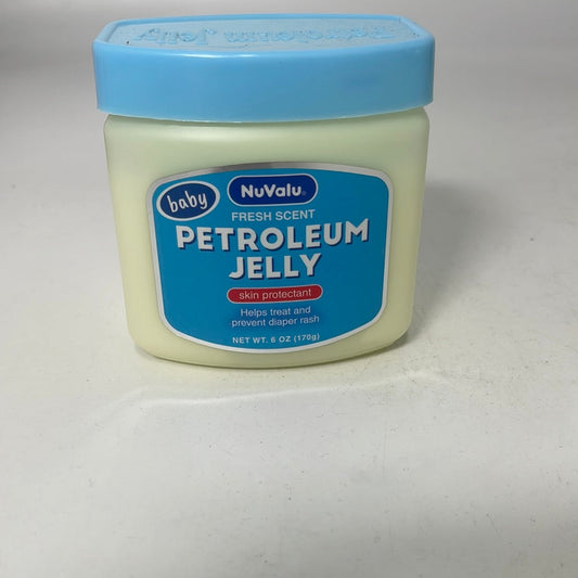 103161 NUVALU PETROLEUM JELLY BABY FRESH SCENT 6 OZ BLUE