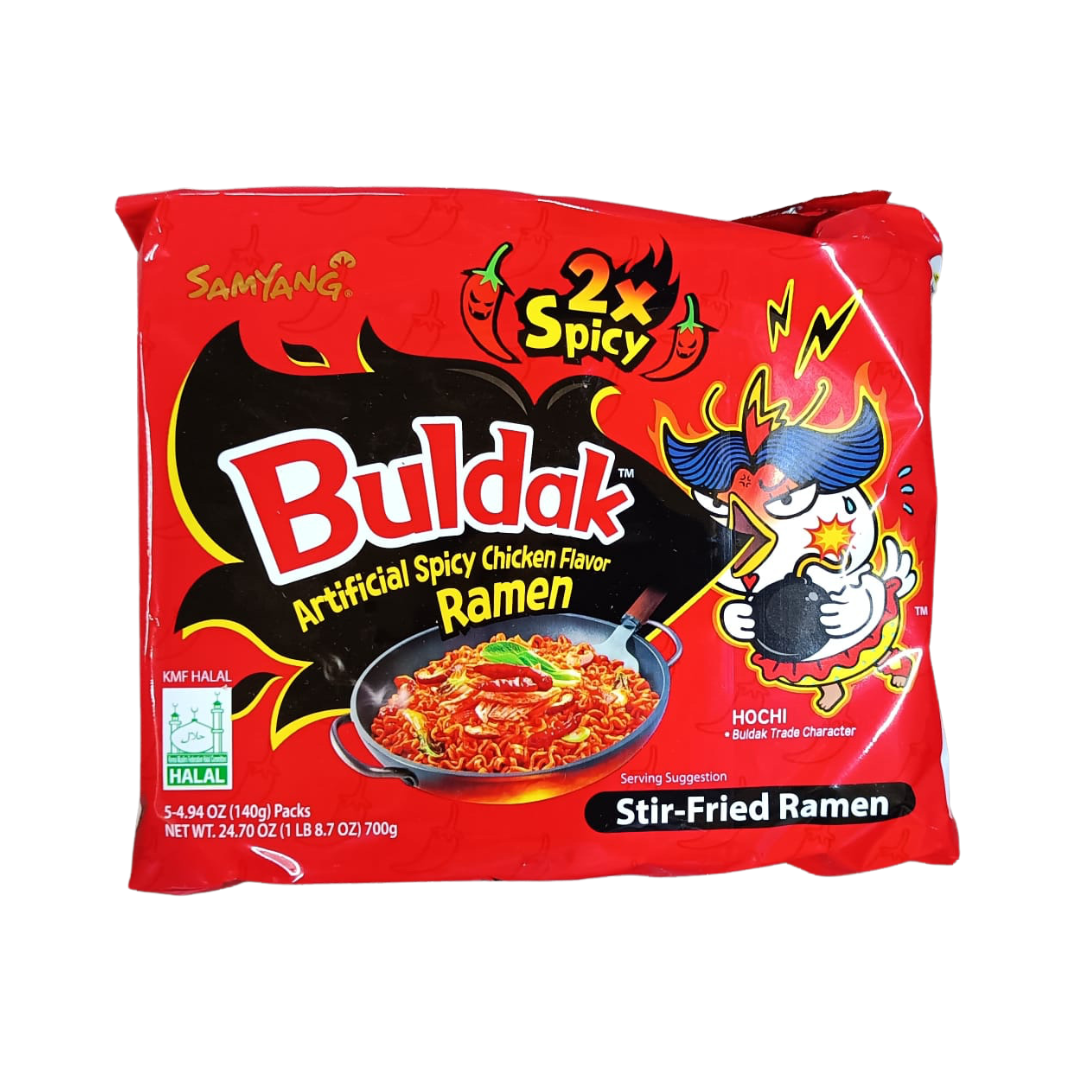 General Buldak 2X Spicy (5packs/8Bundles/Box)