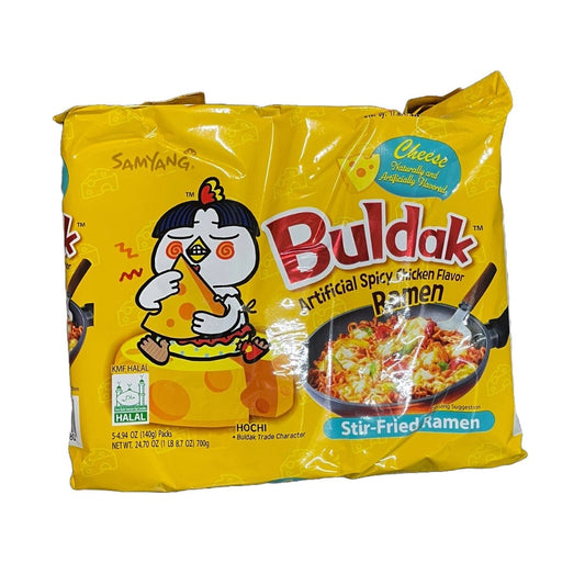 33861 General Buldak  Cheese  (5packs/8Bundles/Box)