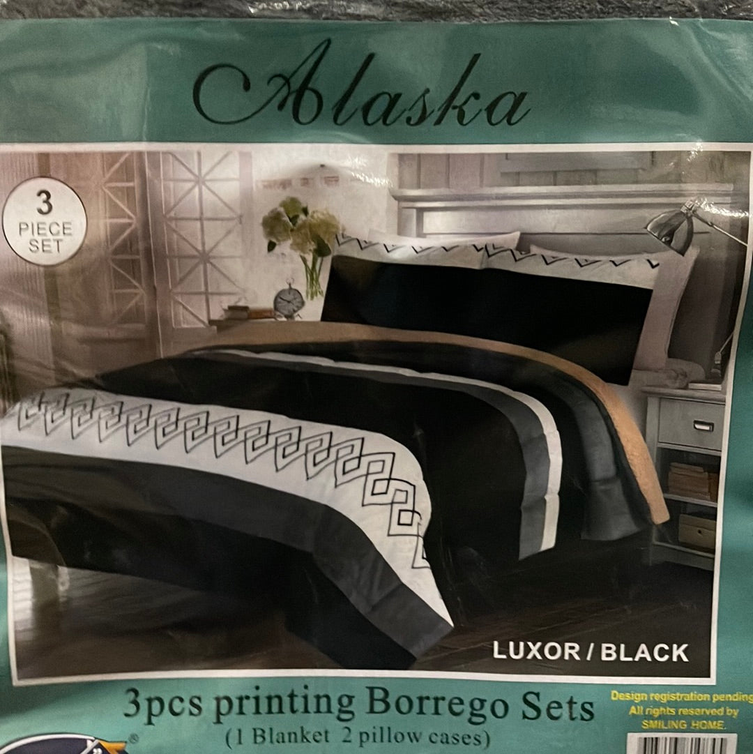 Alaska (3pcs Borrego King Luxor Black ) (7sets/box)