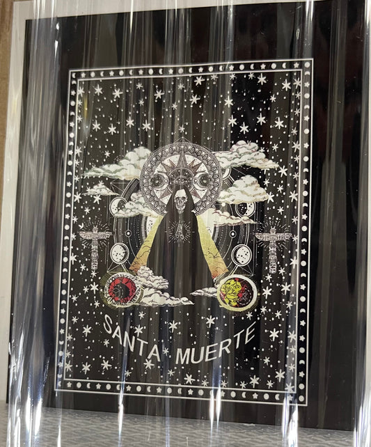 4520K 1PLY Printed Caliente Blanket/King (6pcs) SANTA MUERTE