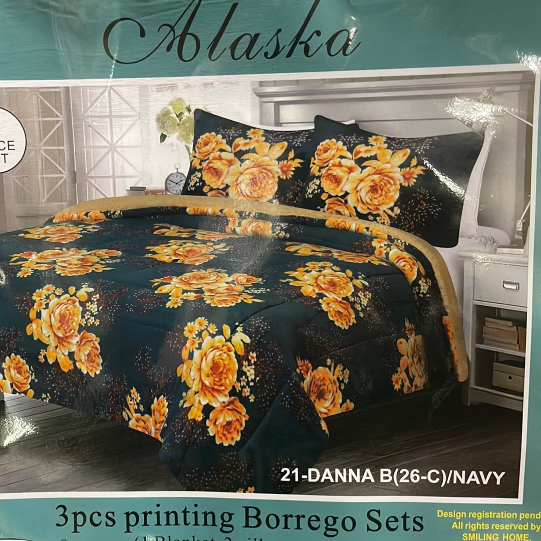 Alaska (3pcs Borrego King Danna Navy ) (6sets/box)