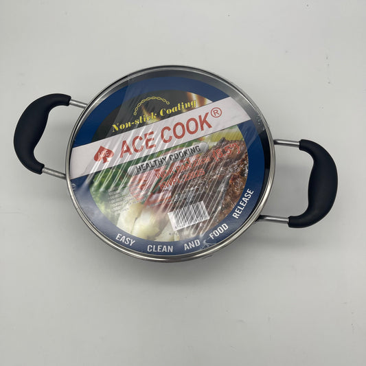 KWPL2202S 22CM WOK W/LID (6PCS)