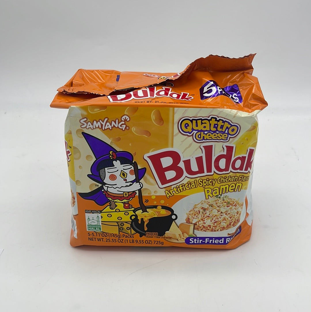 81527 General Buldak Quattro Cheese  (5packs/8Bundles/Box)