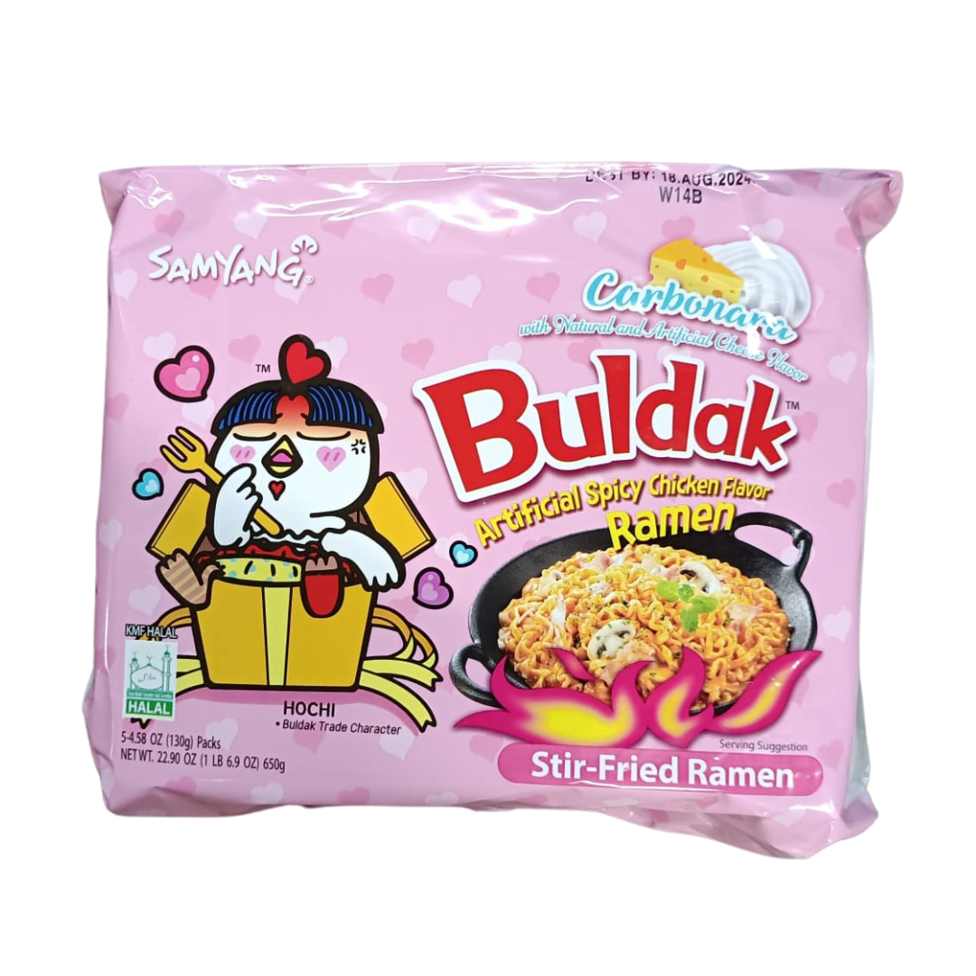 General Buldak Carbonara  (5packs/8Bundles/Box)