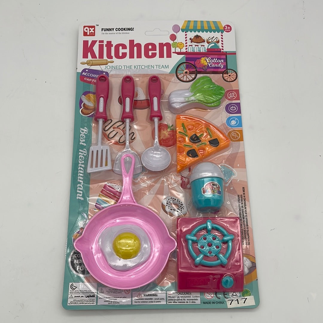 335189 15"X8.3" KITCHEN COOKING PLAY  SET(60pcs)