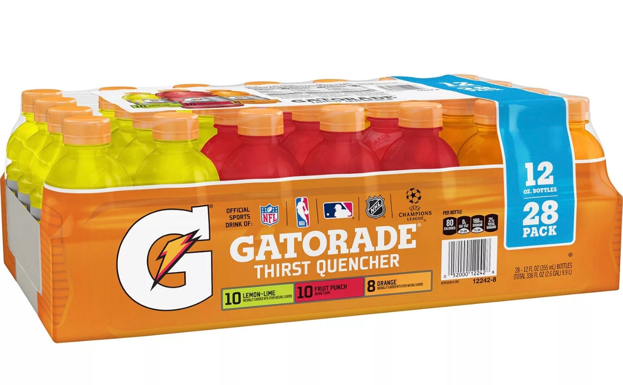 Gatorade Sports Drink Variety Pack (12fl,oz-28pk)