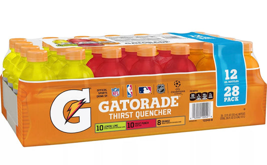 Gatorade Sports Drink Variety Pack (12fl,oz-28pk)