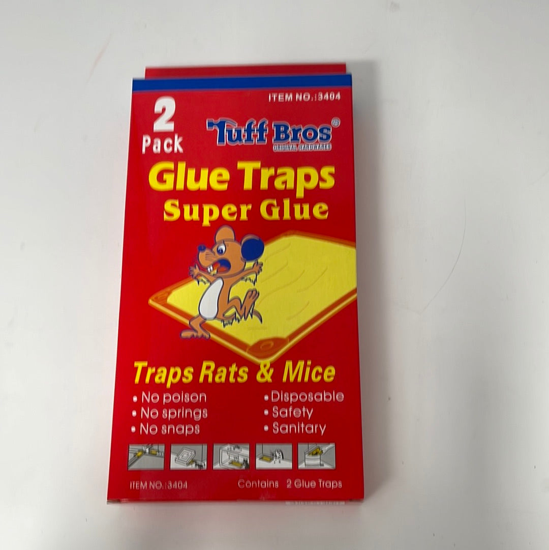 3404  Duty Heavy Mouse & Rat  Glue Trap 2pcs/pk 12pks/inner box , 48pks/ctn