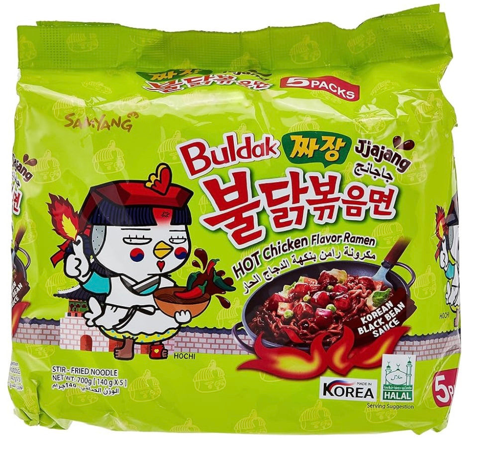 General Buldak Jjajang (5packs/8Bundles/Box)