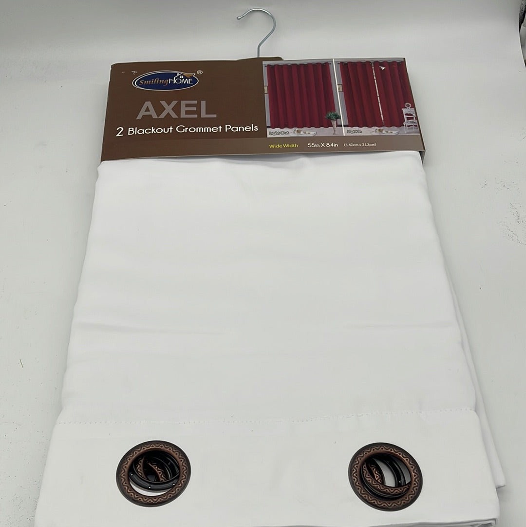 AXEL 2 BLACKOUT GROMMET PANELS - (84") (12sets)