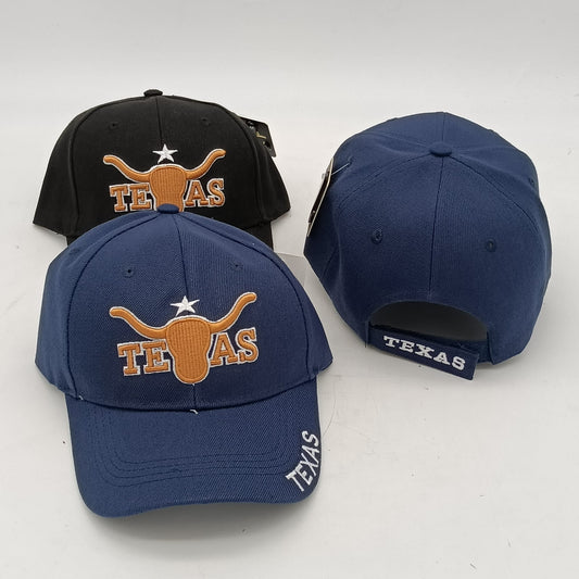 HBQ-4552 Caps Texas Baseball Cap (12pcs)