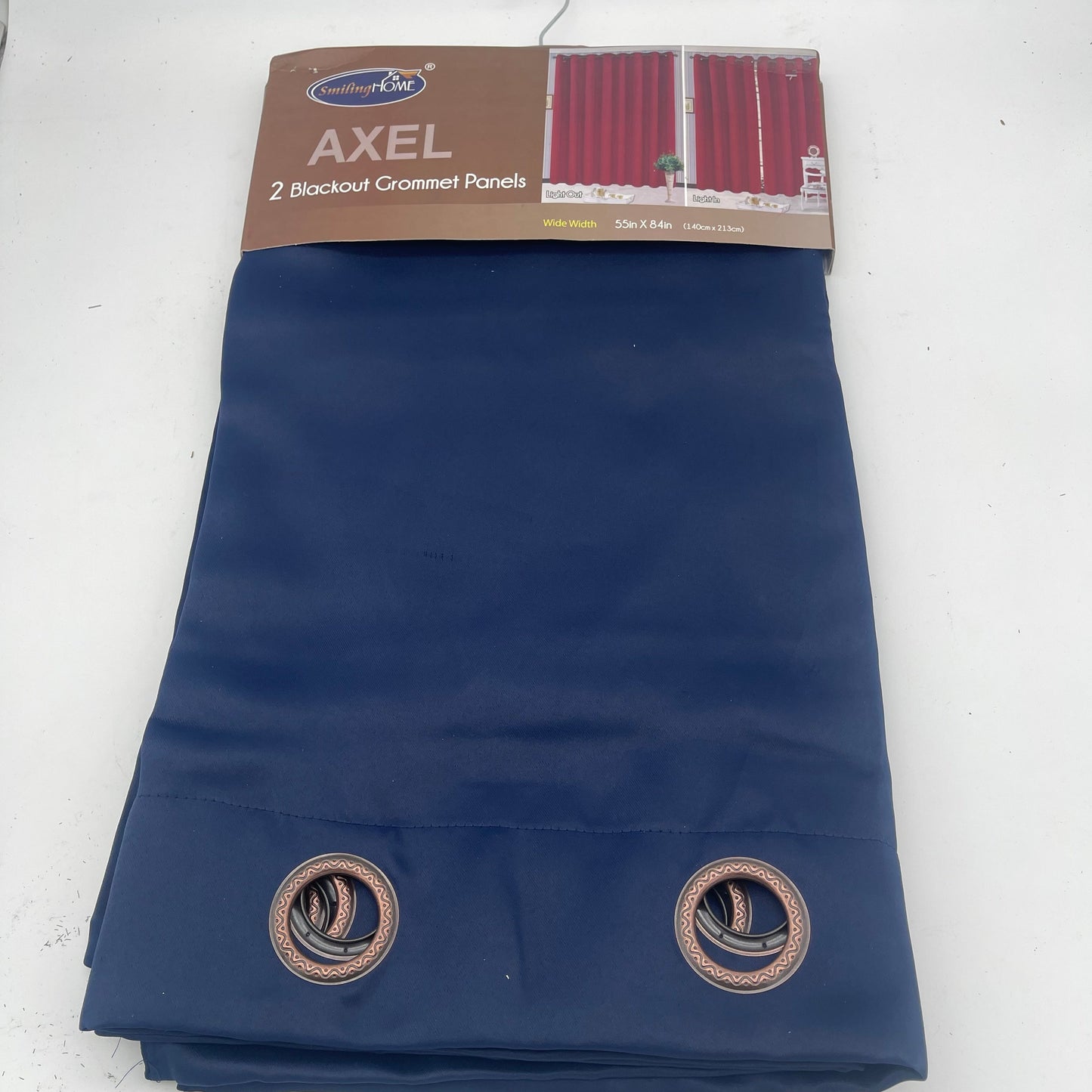 AXEL 2 BLACKOUT GROMMET PANELS - (84") (12sets)