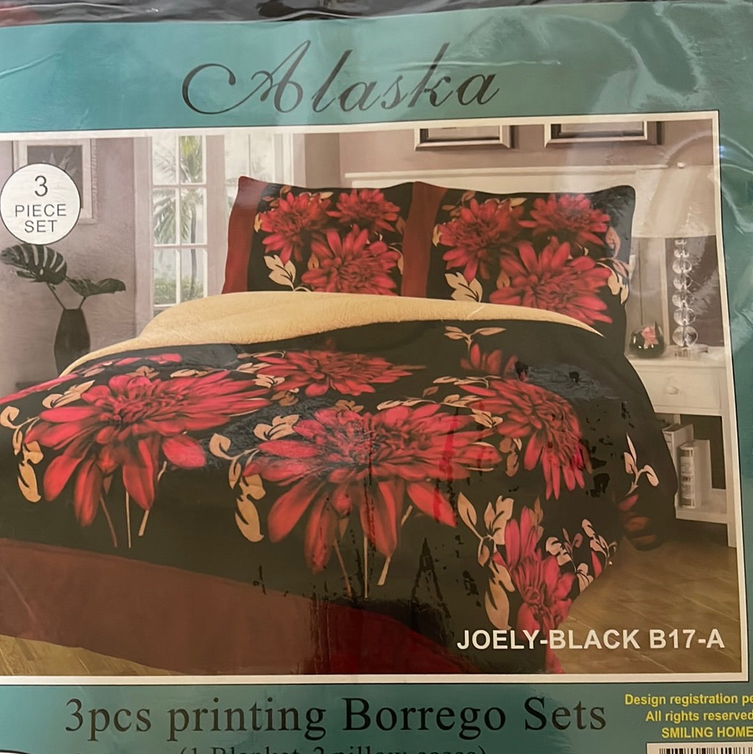 Alaska (3pcs Borrego Queen Joely Black  ) (7sets/box)