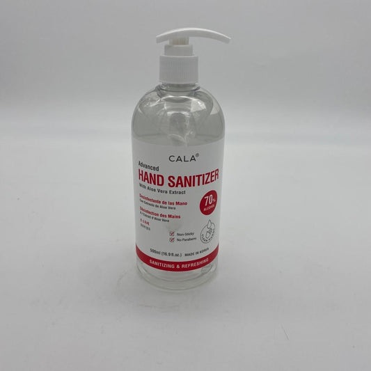 Cala Hand Sanitizer with Aloe Vera (16.9fl,oz/500ml) (24pcsbox)